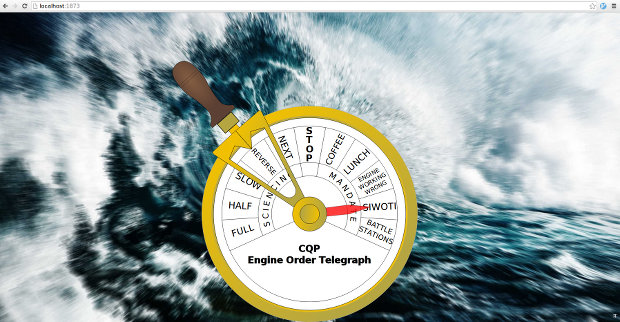 Dynamically scaling awesome and waves to make you feel like you’re actually controlling a ship.